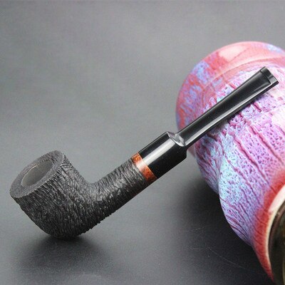 Tobacco Cigarettes Filter Dismountable Handle Wooden Pipe