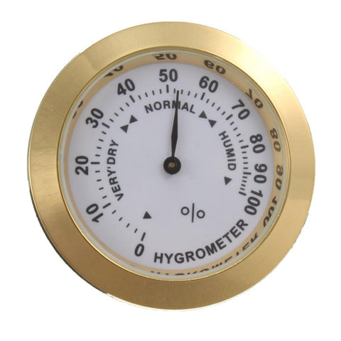 Tobacco Humidity Gauge & Glass Lens For Humidors