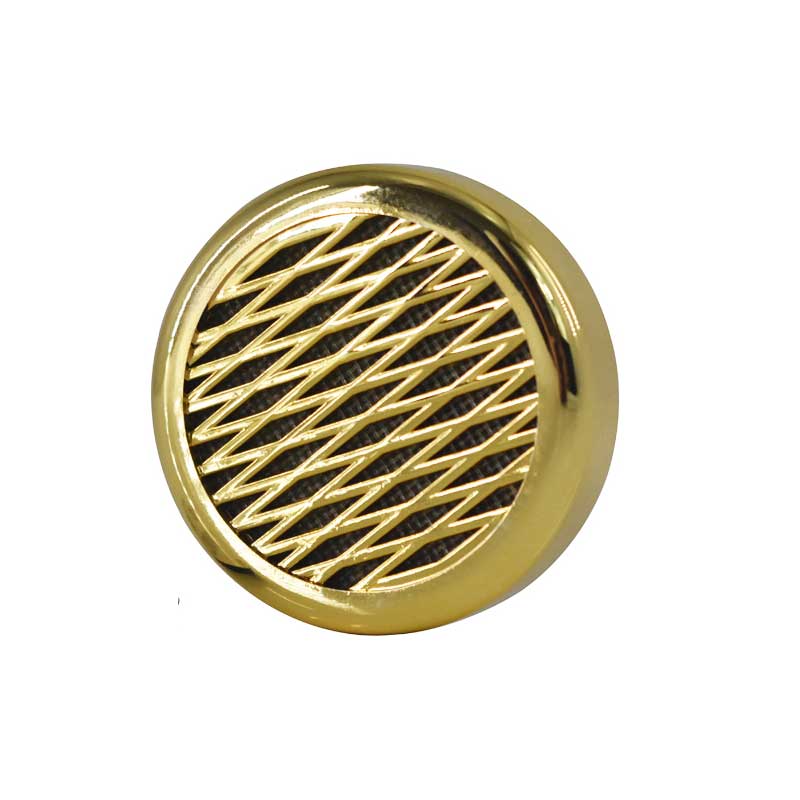 Gold Round Plastic Cigar Humidifier
