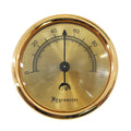 Professional Accurate Round Cigar Hygrometer