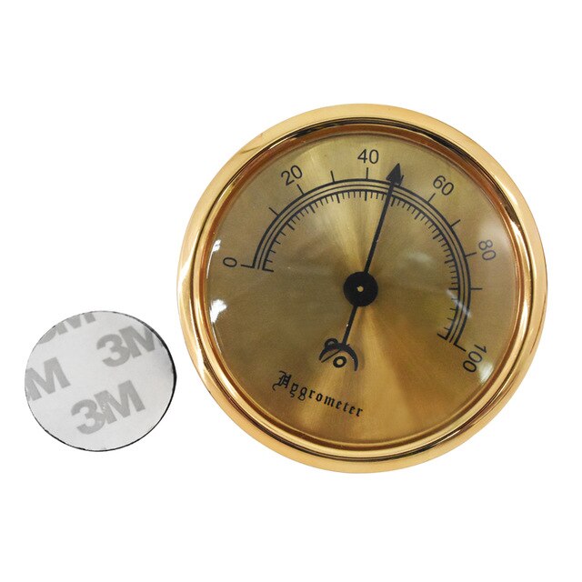 Professional Accurate Round Cigar Hygrometer