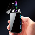Windproof Dual Arc Rechargeable Electric Lighter for Cigarette