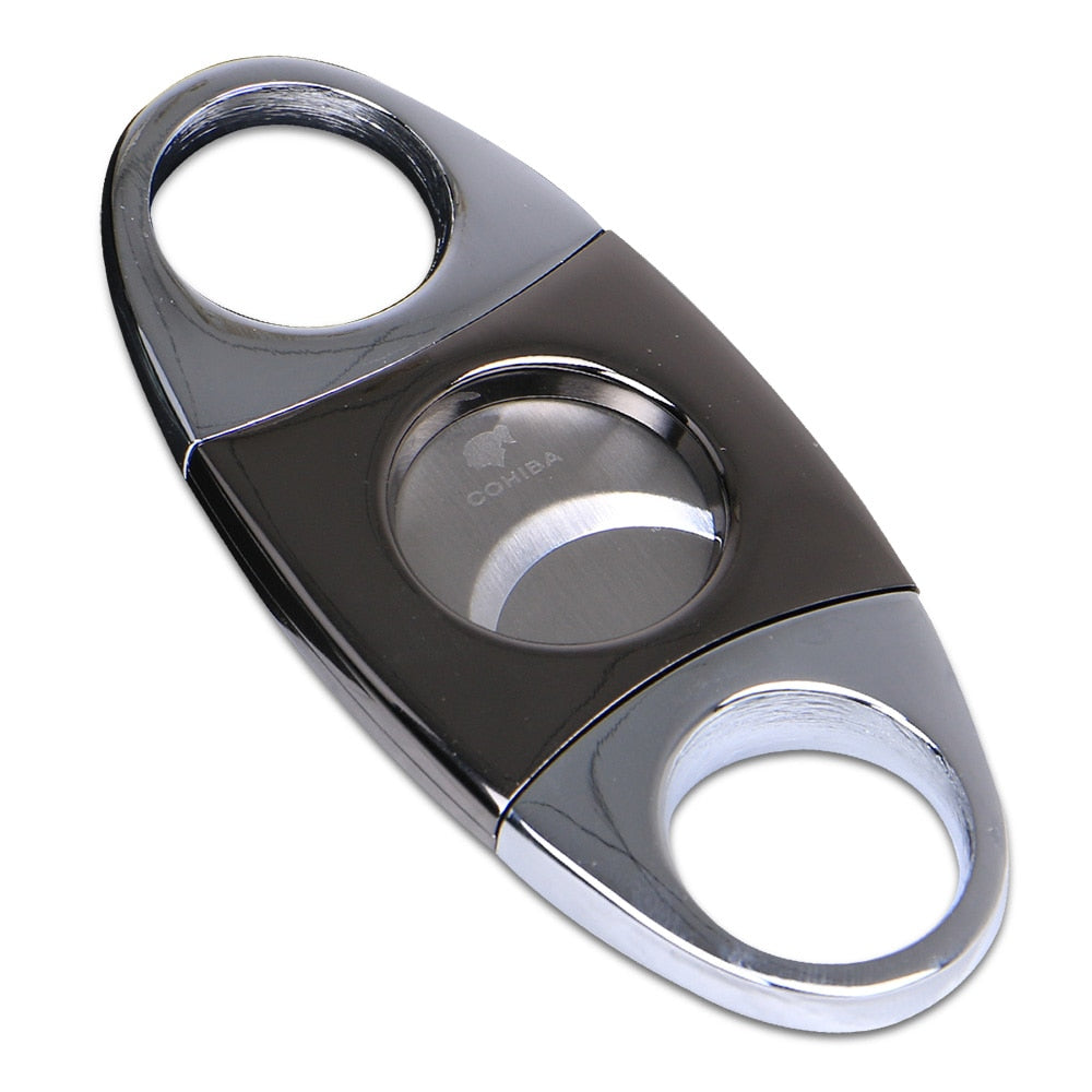 Stainless Steel Double-Edge Thickening Cigar Scissors Cigar Cutter