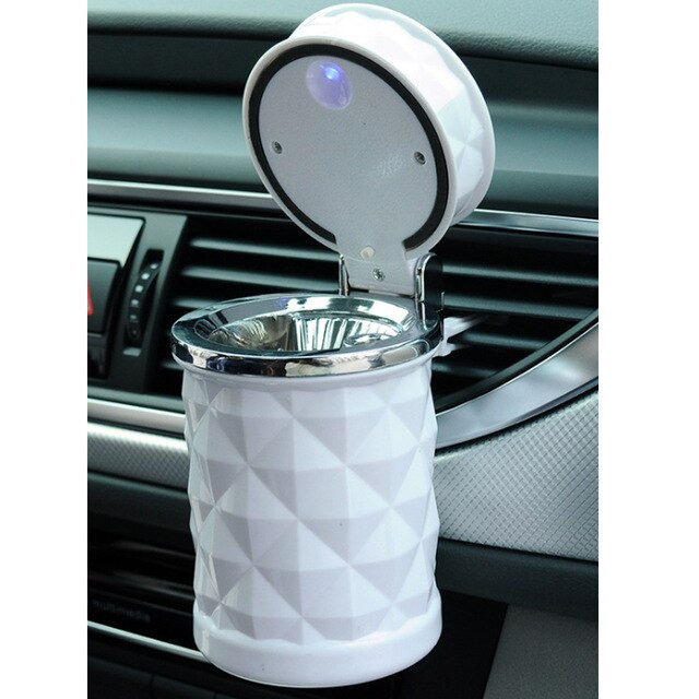 Mini Portable LED Light Car Ashtray