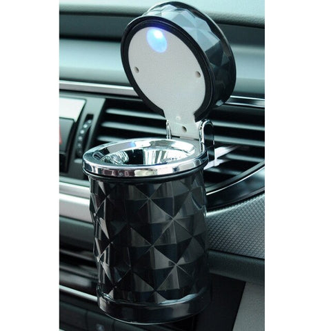 Mini Portable LED Light Car Ashtray